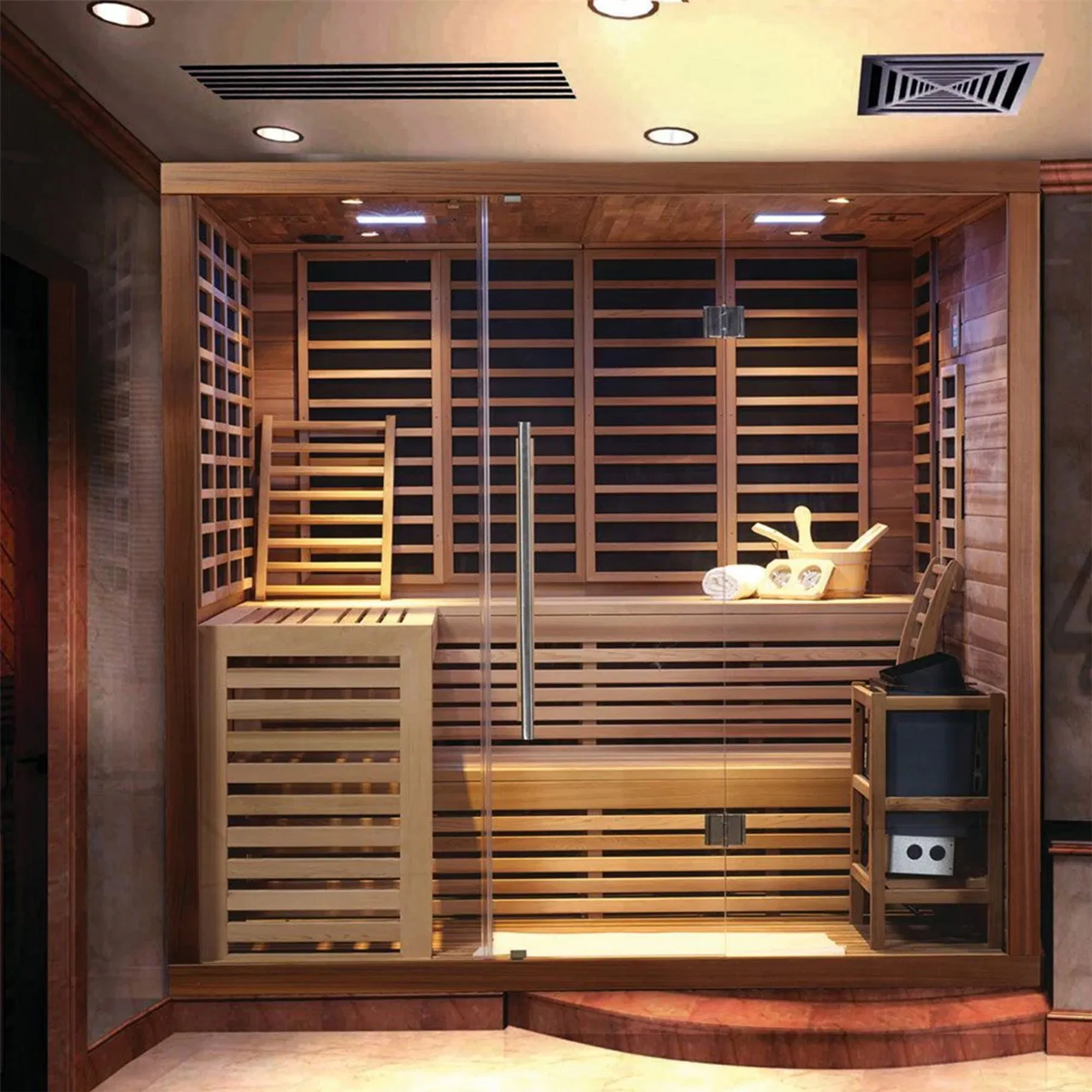 Инфракрасная сауна из красного кедра BD-JX01