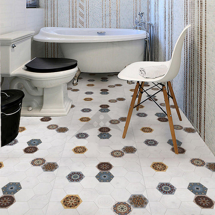 Finished Floor Slab Glazed Porcelain 600X600 Flooring Rustic Flower Matte Wall Tiles
