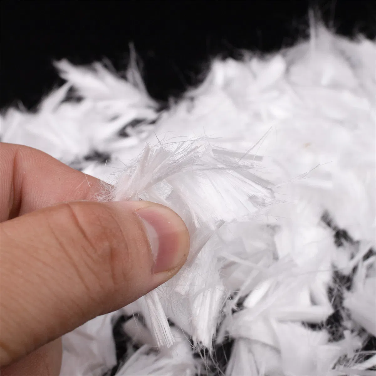 White Microfiber Polypropylene Fiber Monofilament for Engineering Projects