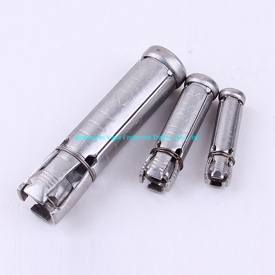 Shield Anchor 4-Segments Type Four Anchor Four Pieces Shield Anchor Expansion Bolt Concrete Screw 304 /316 Stainless Steel