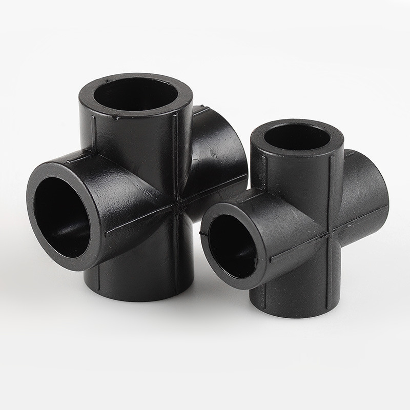 Durable HDPE Butt Fusion Cross Fitting for PE Pipelines