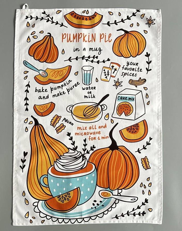 Hot Sale of Custom Printed Kitchen Napkins Tea Towels