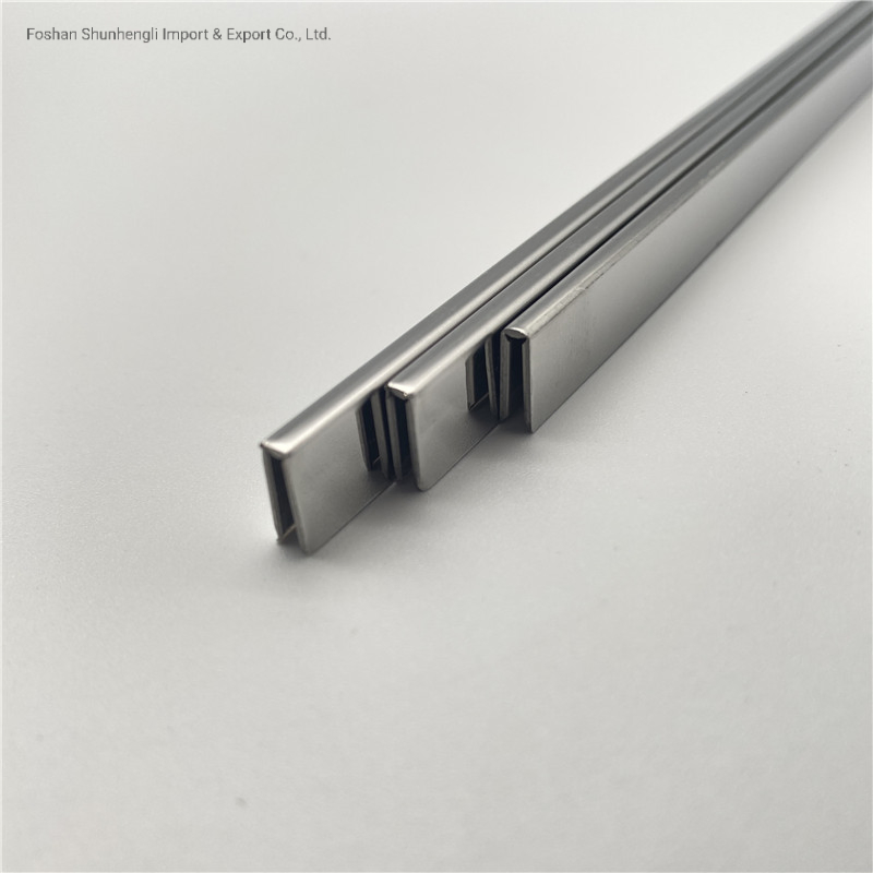 Furniture Mirror Trim Stainless Steel U Shape Profile Metal Tile Edge Trim