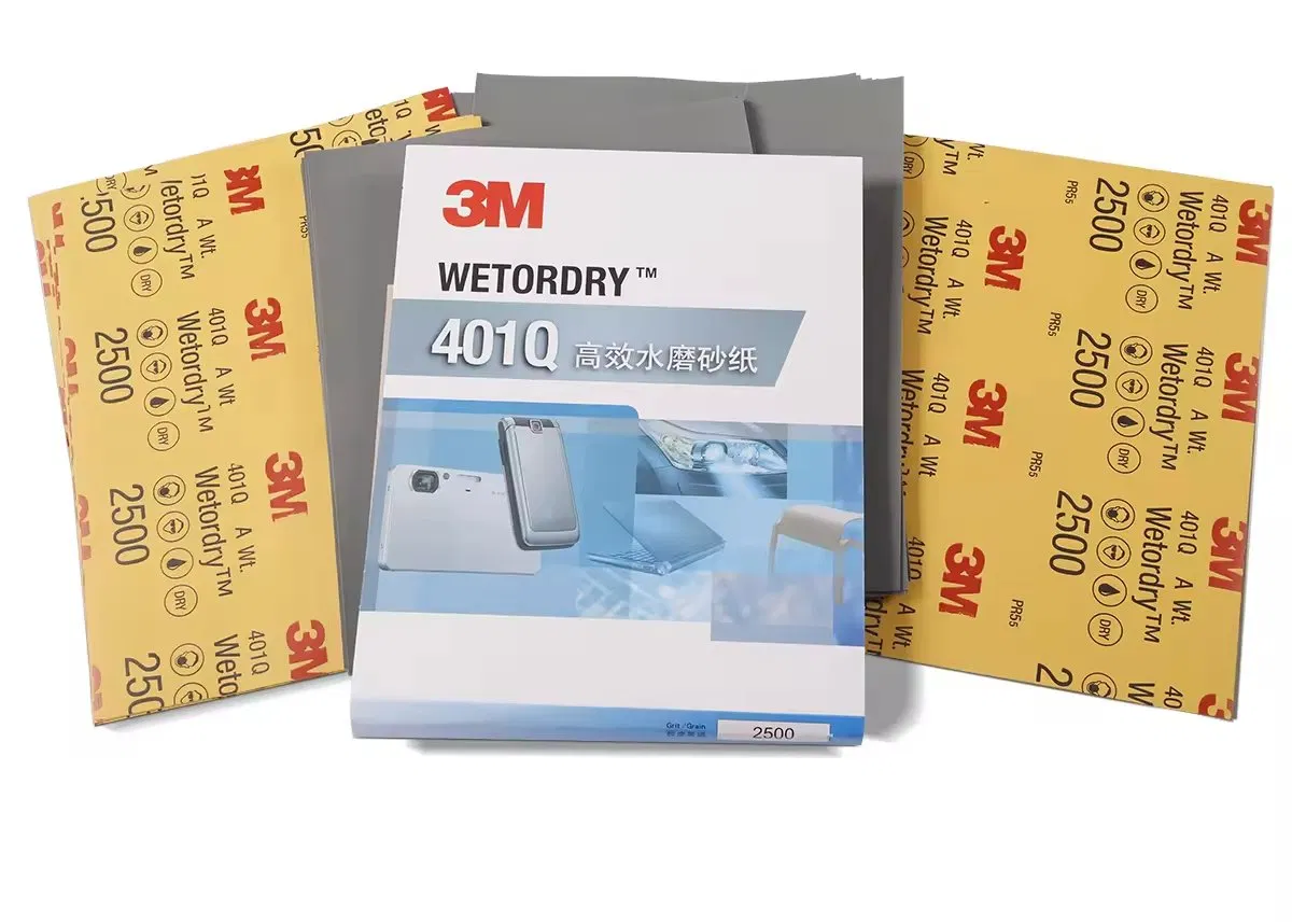 Наждачная бумага 3M 401q 2500+ Gрит для полировки
