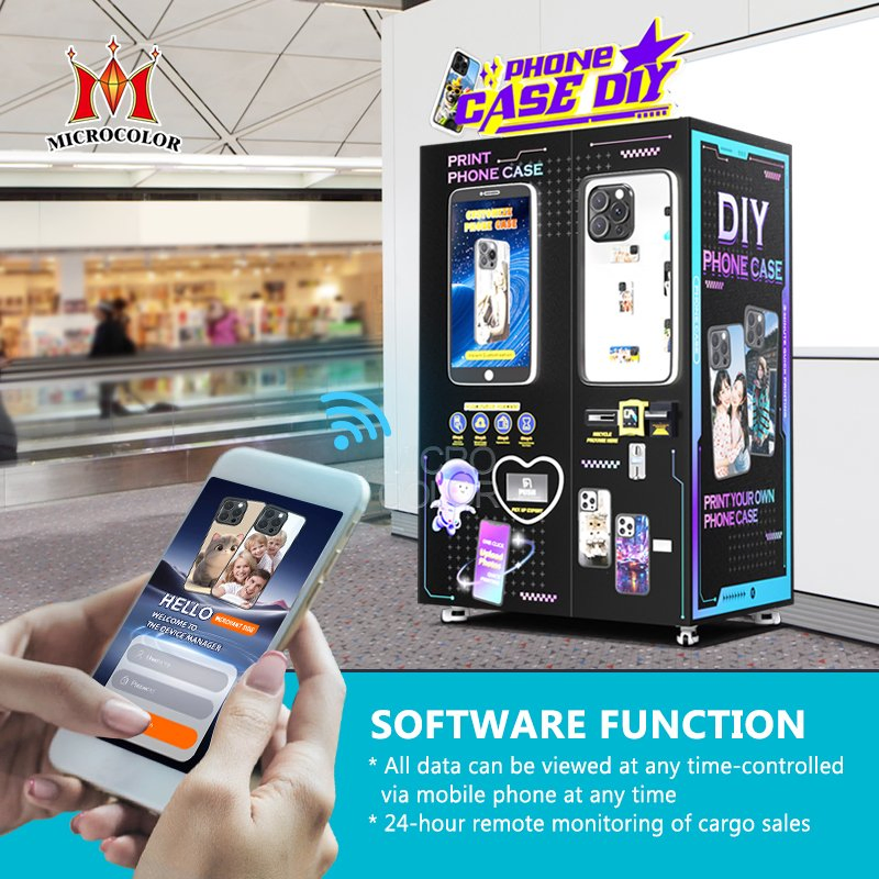 New Arrival Mobile Phone Case Printer Cell Cover Custom Personalized Making Vending Machine 3D Phone Case Sublimation Printer
