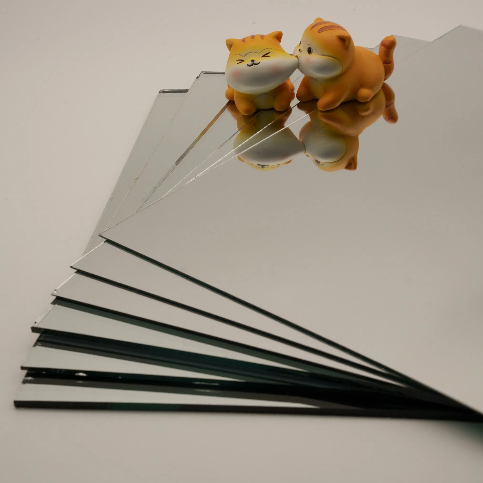 5mm 6mm Double Coating Aluminium Silver Mirror Sheet Glass