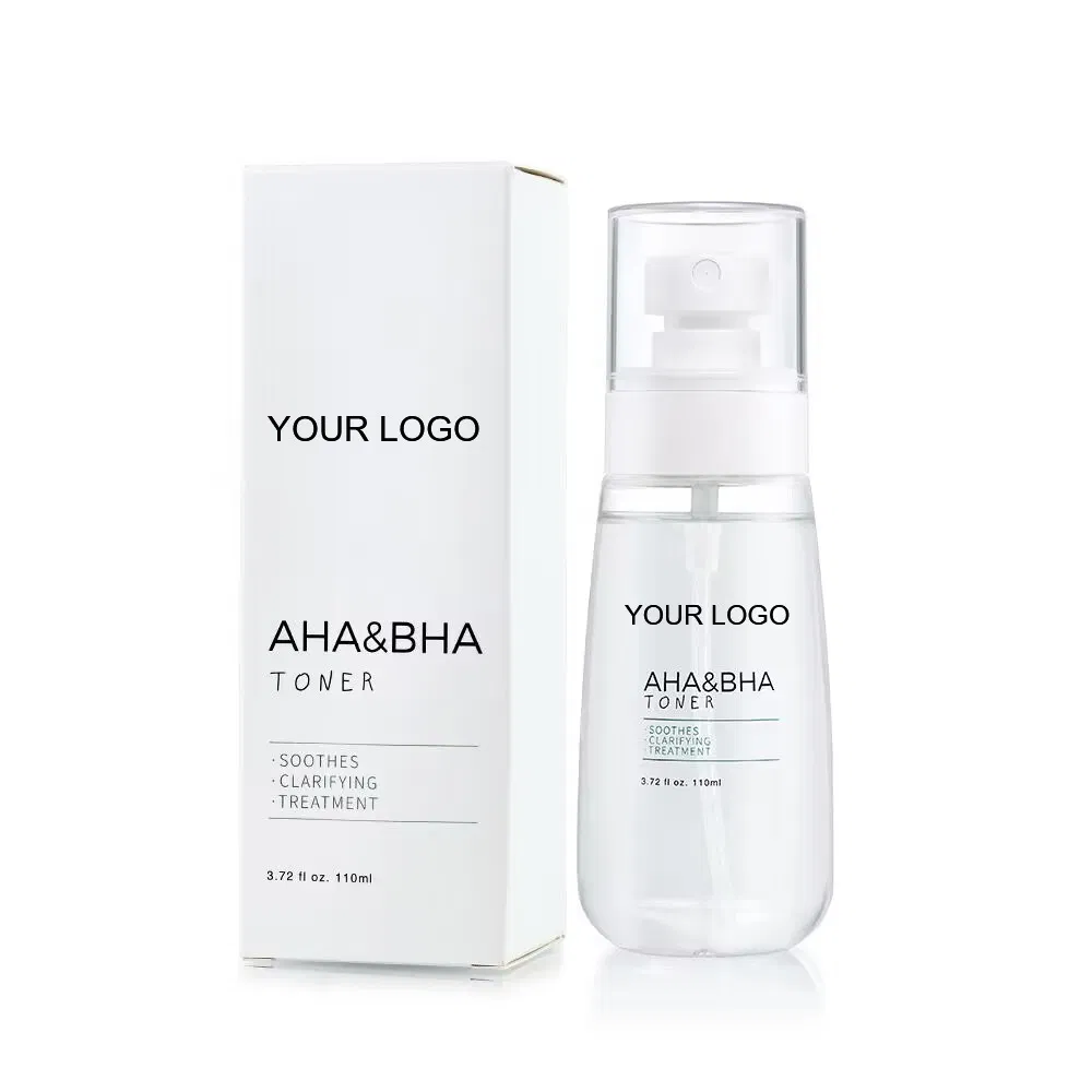 Natural Organic Soothes Clarifying Treatment Aha & BHA Water Facial Mist Hydrating Skin Care Face Toner Spray