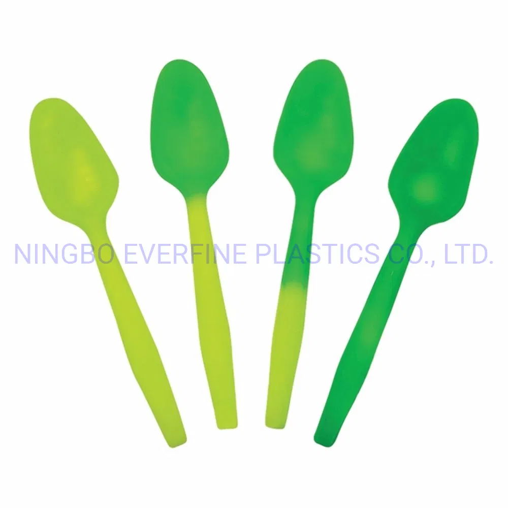 Plastic Disposable Color Changing Spoon (PP)