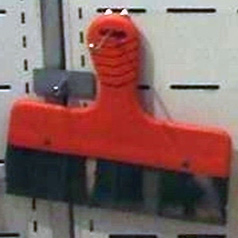 350mm Plastic Handle Blue Oxide Carbon Blade Large Putty Knife Scraper