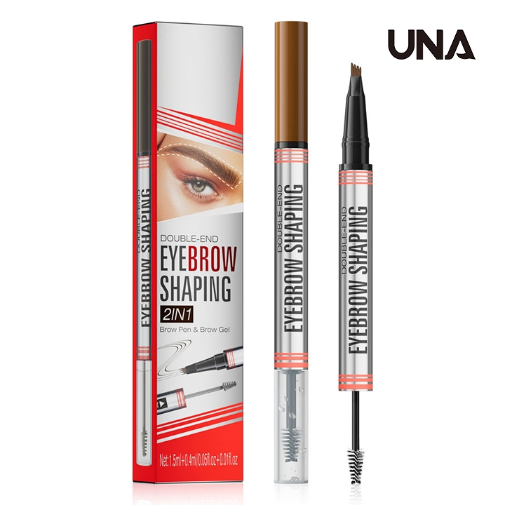 Microblading Eyebrow Enhancer Contour Fill Tinted Eyebrow Pencil Gel Tinted Waterproof Eyebrow Brush