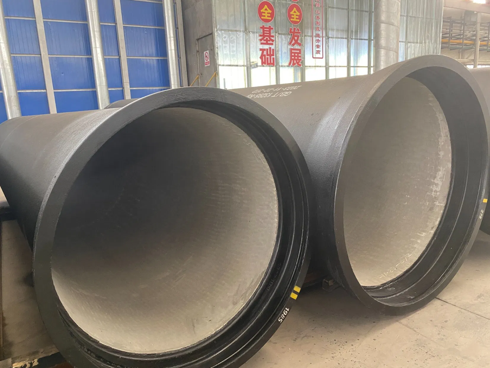 Ductile Iron Pipe ISO2531/En545/En598 Standard Cement Inside Zinc+Bitumen