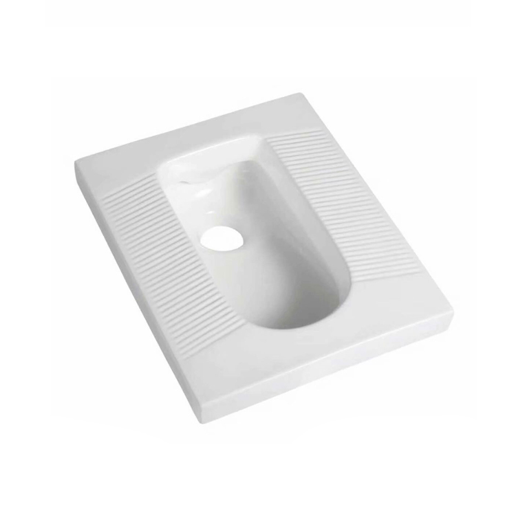 Chaozhou Ceramic Save Place Durable Standard Size Squatting Pan Toilet Bathroom Sanitary Ware Squatting Pan