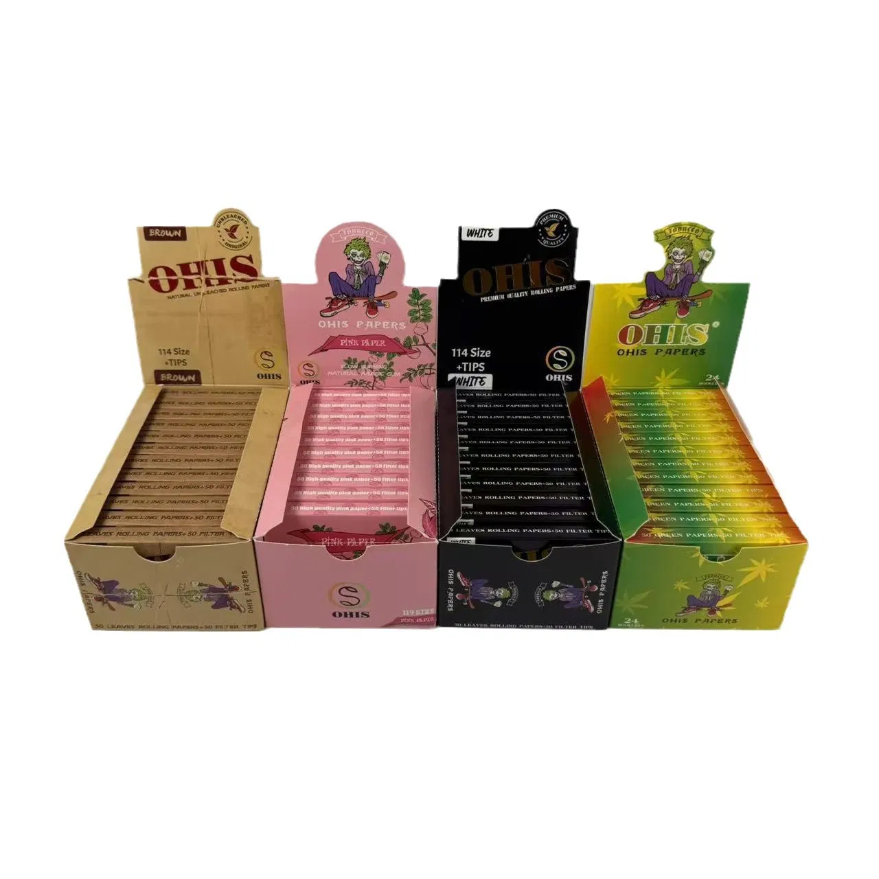Wholesale Kingsize Smoking Rolling Paper with Filter Tips Smoking Accessories