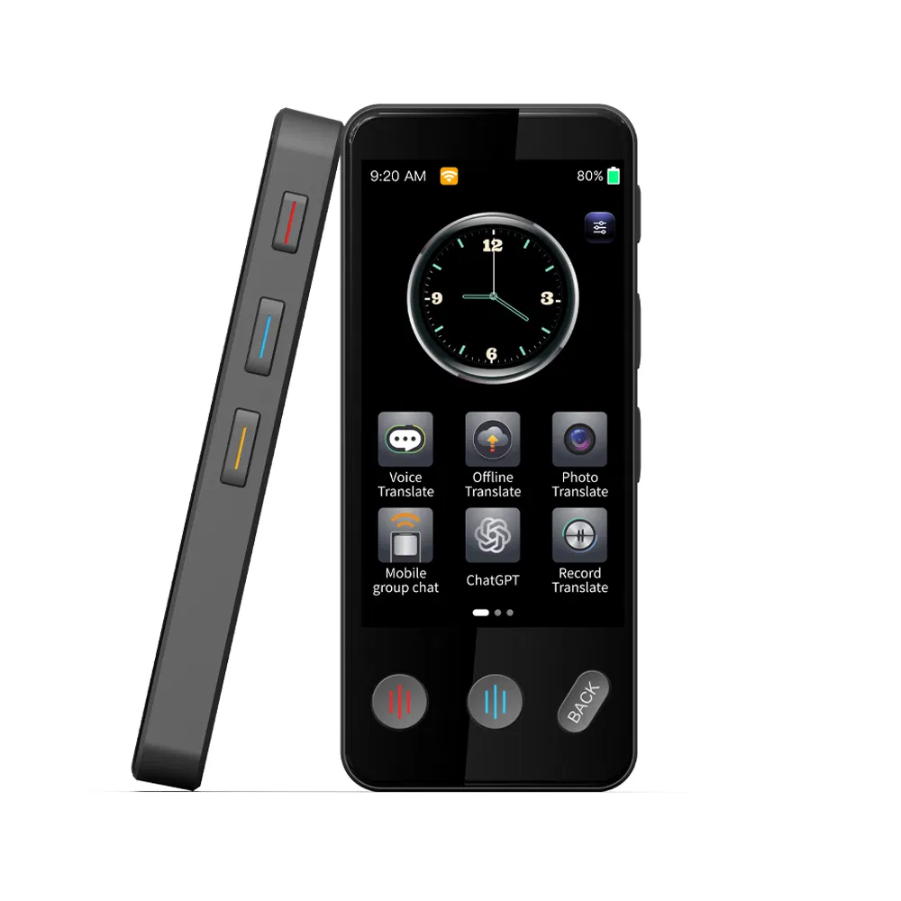 2025 High Accuracy Portable Voice F13 Translator Machine 139 Online Languages 19 Offline Dictionary Intelligent Translation Device
