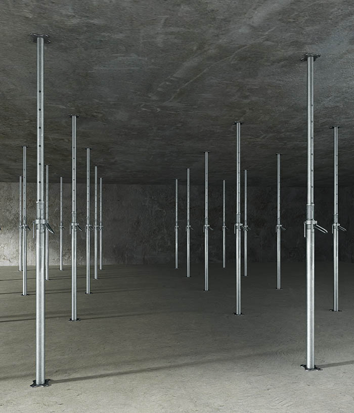 Steel Shoring Acro Jack Props Metal Formwork Scaffolding Push Pull Prop