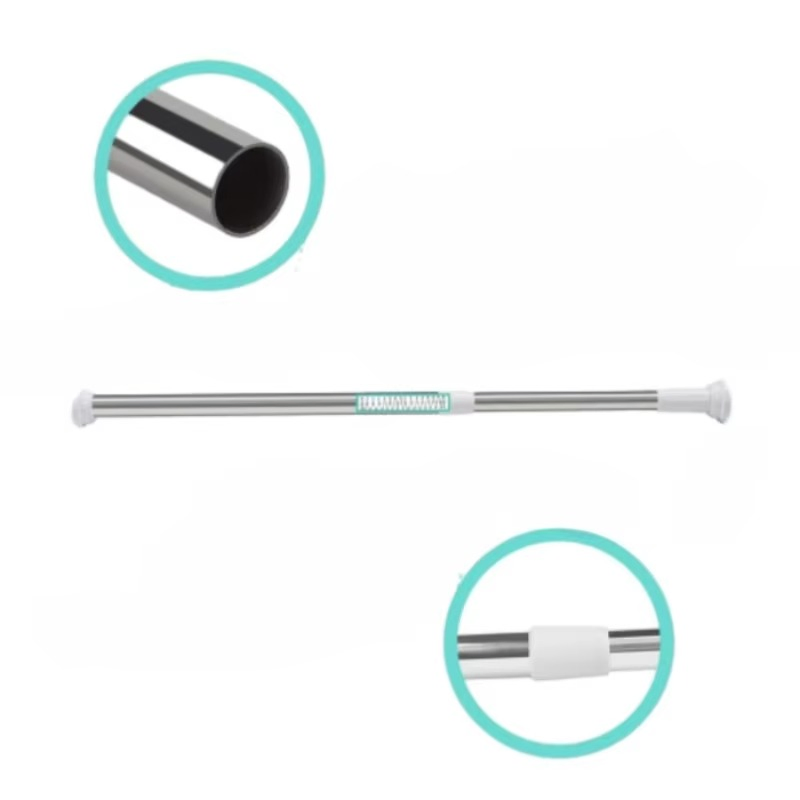 Promotional Great Quality Durable Non-Slip Mounted Adjustable Shower Curtain Pole