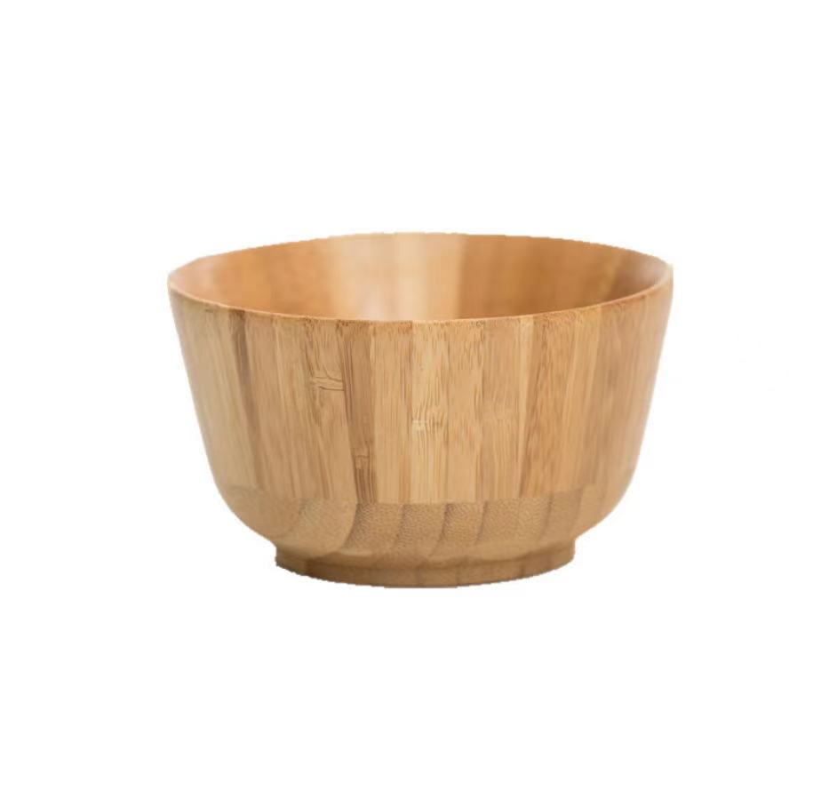 Eco-Friendly Bamboo Bowl Bamboo Wood Cutlery Anti-Drop