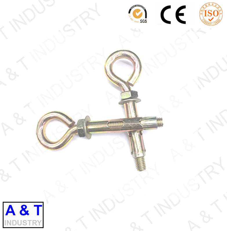 Глазковый болт с распорным анкером, оцинкованный