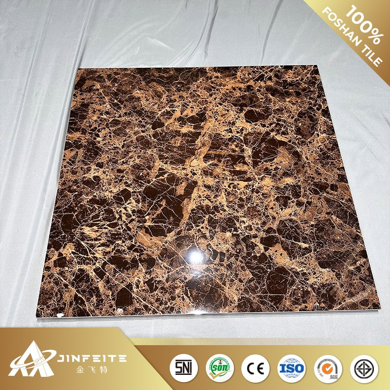 Gold Line Deep Black Best Price for Floor Tile Nature Mable Tile