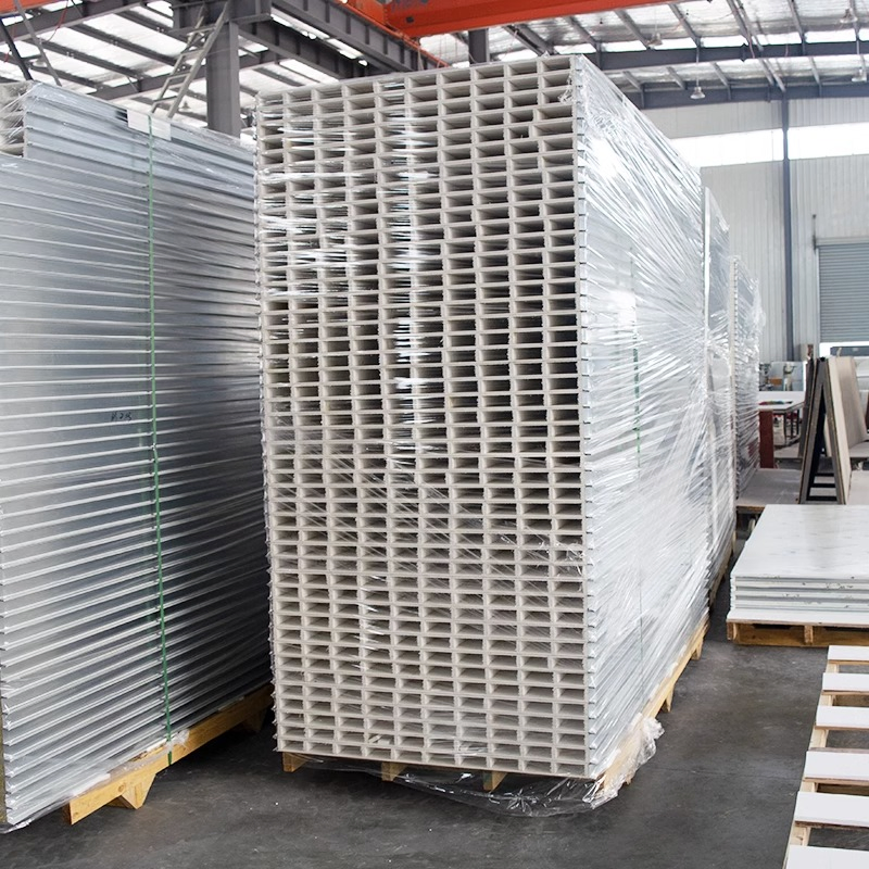 Environmental Fireproof Dxh Road and by Sea Rock Wool EPS Clean Sandwich Wall Roof Board Panel