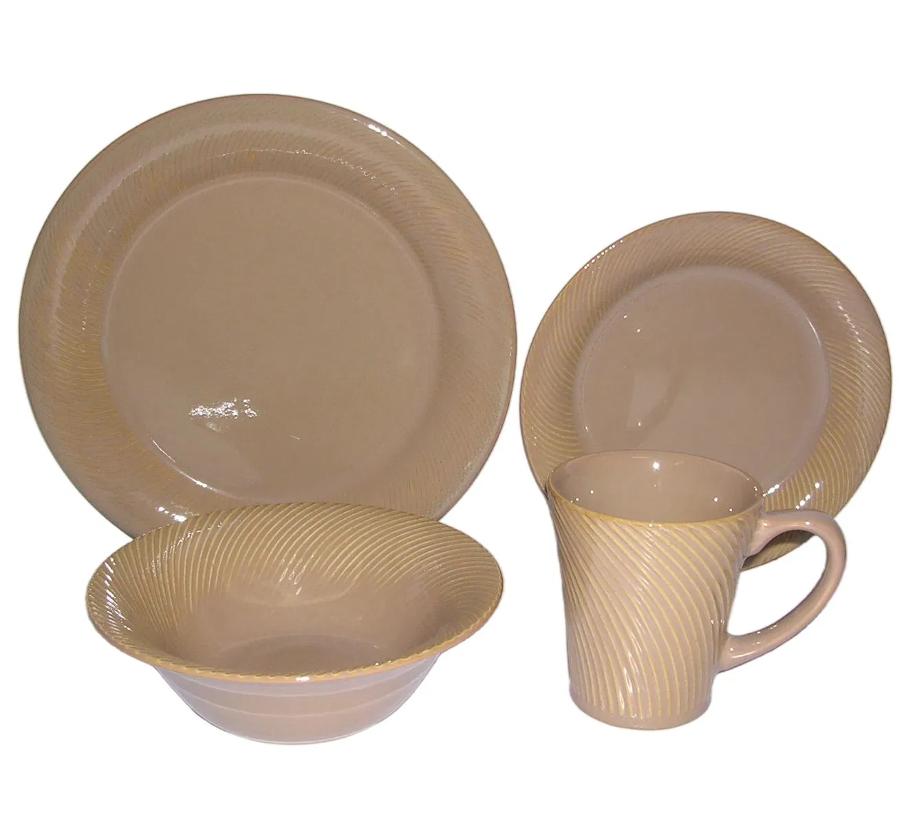 Elegant Ceramic Reactive Glaze Dinnerware Set for Stylish Dining