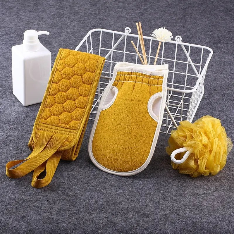 Bath Sponges for Women Exfoliating Hammam Glove Remove Dead Skin Body Scrub Bath Shower Sponge Bath Mesh Brush