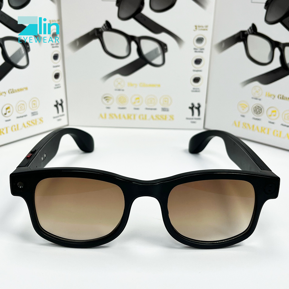 Smart Glasses Ai Smart Camera Sunglasses Translation Voice Control WiFi HD Shooting Intelligent Glasses