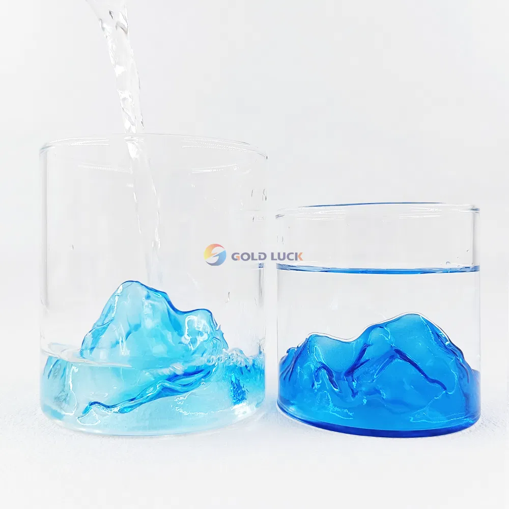 Glass Factory Luxury Customized Crystal Double Wall Glass Cup for Spirit Liquor