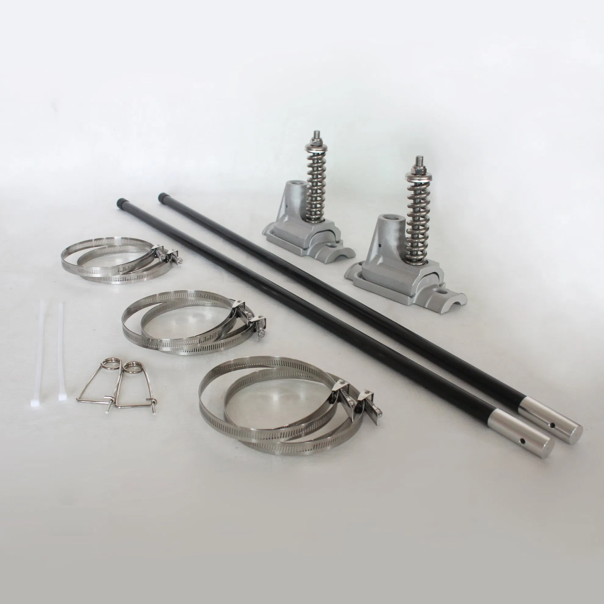 Quality Outdoor Banner Clamp Anti-Rust and Easy-to-Install Advertising Flagpole