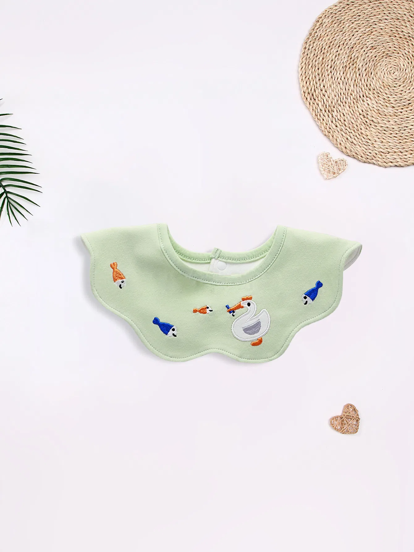 Waterproof A Grade Gauze Small Square Towel Cotton Baby Dental Bibs