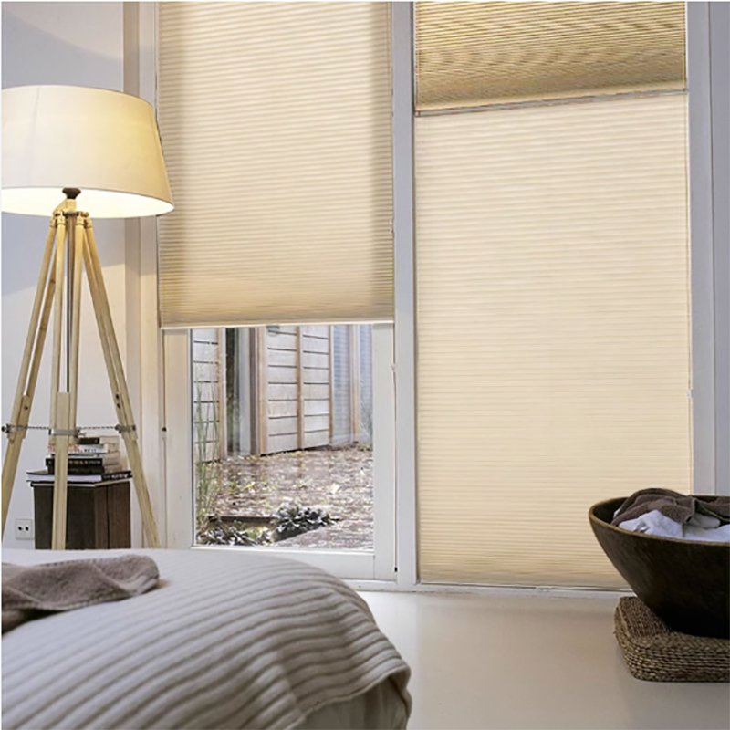 Smart Honeycomb Cellular Shade for Window and Door Semi&Full Shading