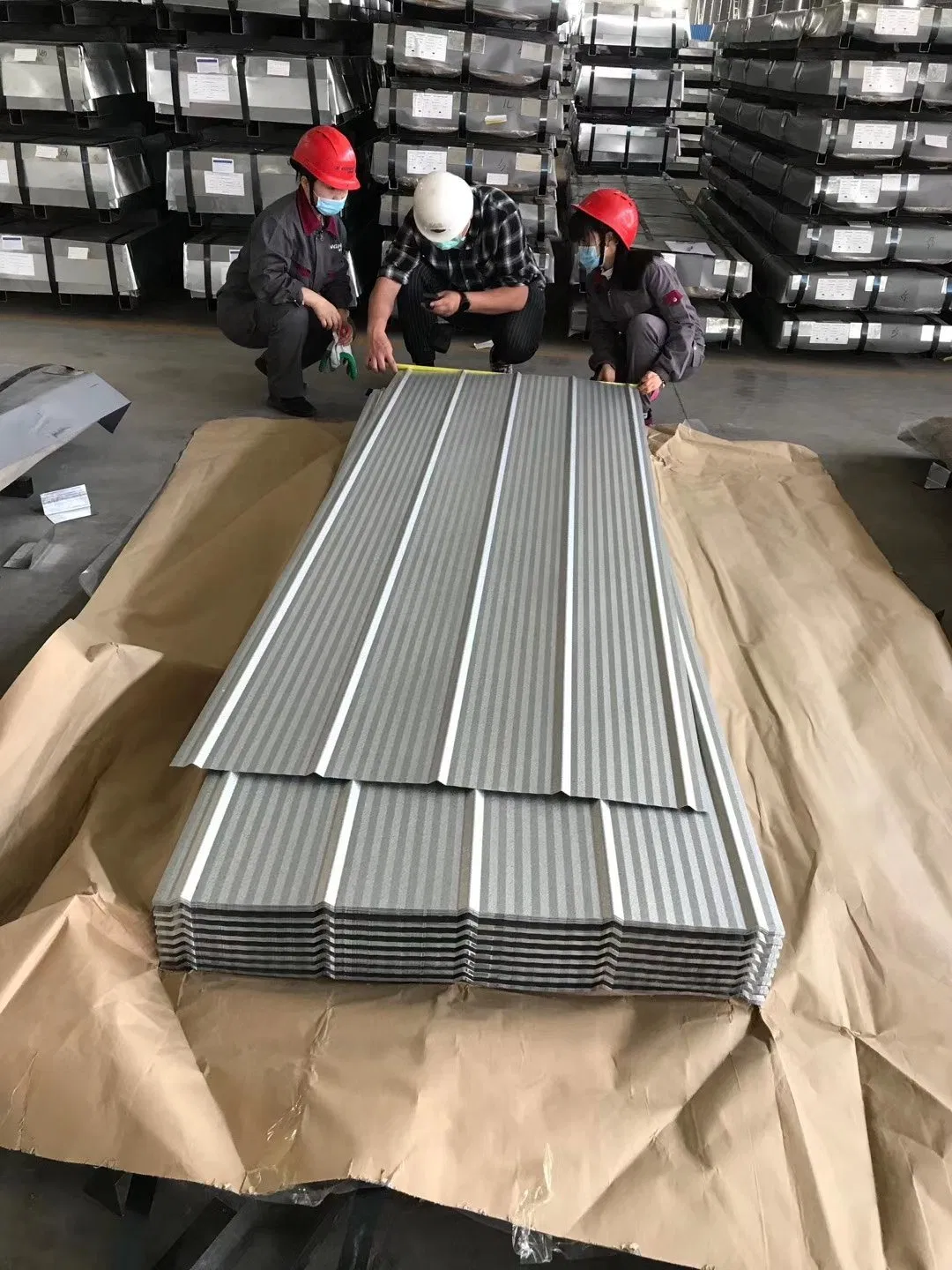 FB833 Customized metal colored painted corrugated galvanized sheet roofing sheet