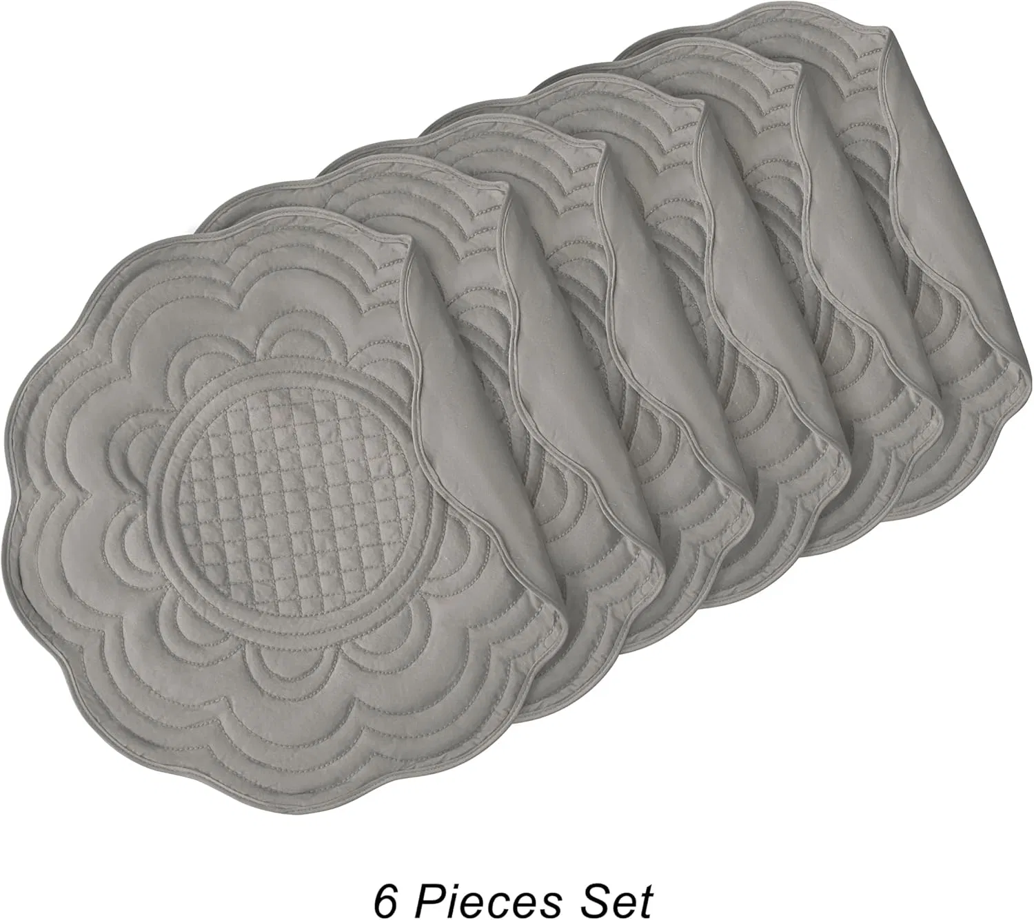 Brighthomey Microfiber Placemat Easy to Clean Machine Washable Placemats- Heat Resistant Non-Slip
