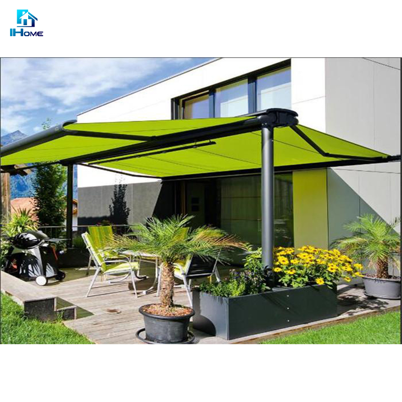 Fast Delivery Waterproof UV Protection Balcony Retractable Aluminum Electric Awning