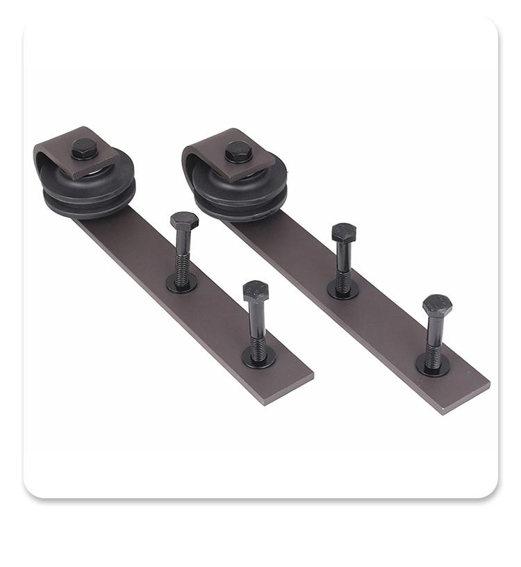 Kitchen Interior Wooden Cabinet Double Sliding Barn Door Hardware