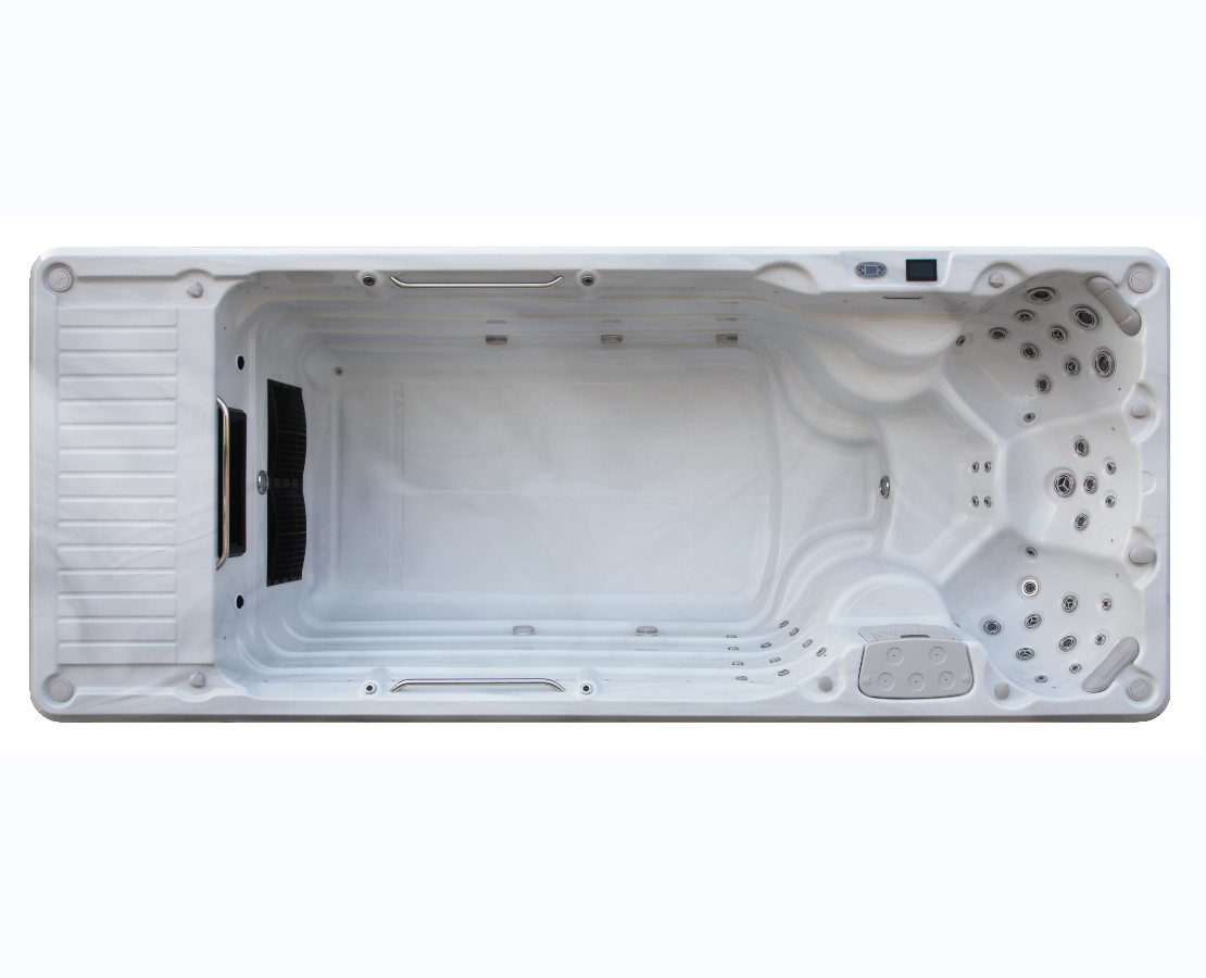 Бесконечный плавательный SPA-бассейн 5.5м с турбиной