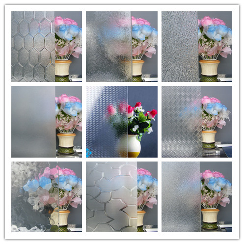 Clear Rolled Figured Patterned Glass Tempered Toughened Decorative Glass for Window/Furniture/Shower Room Bathroom