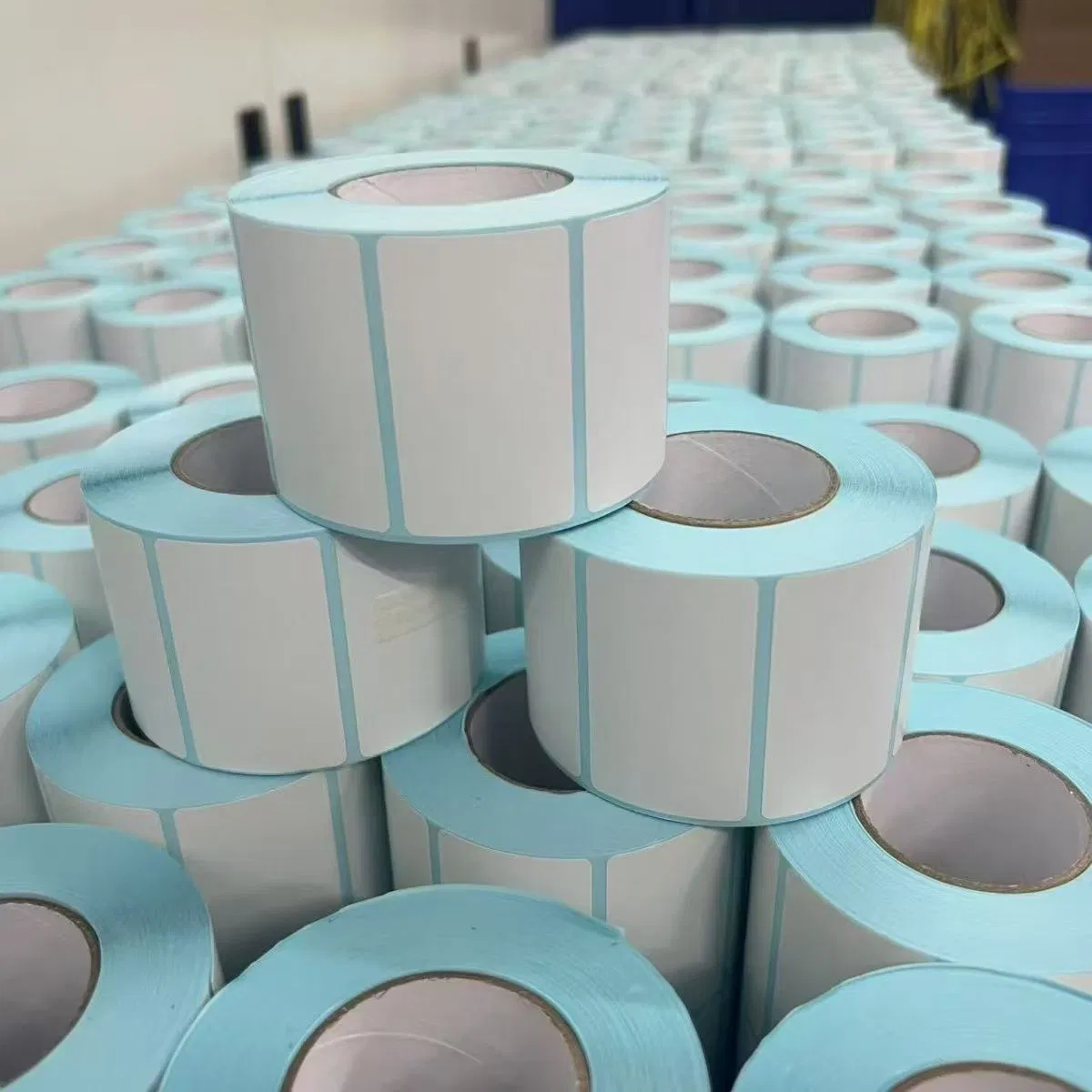 White Three-Proof Thermal Self-Adhesive Label Sticker Paper Roll for Supermarket (customizable in size)