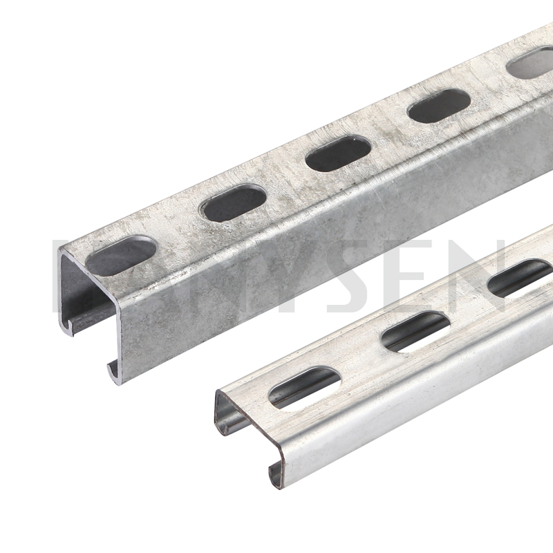 1-5/8" 41mm with Reinforcement Bar Slotted 4X2 Unistrut Riel Strut Channel