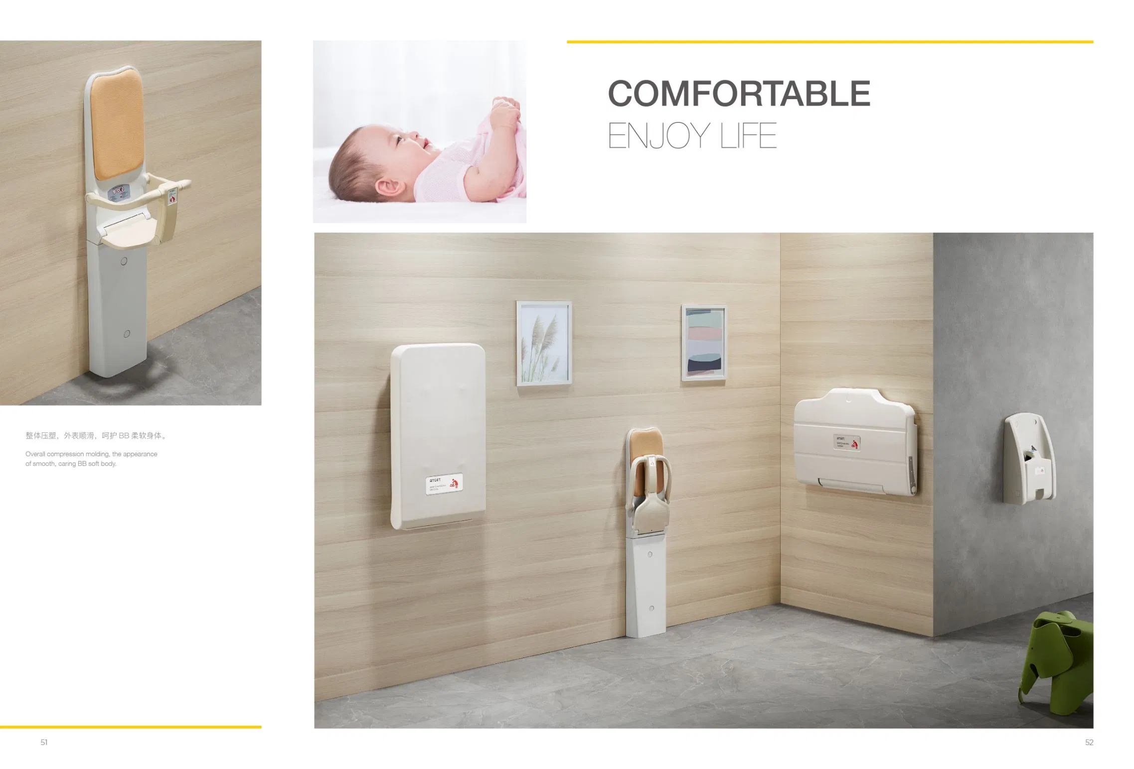 Big Sale Unisex Batinroom and Parents Room Series Baby Changing Station