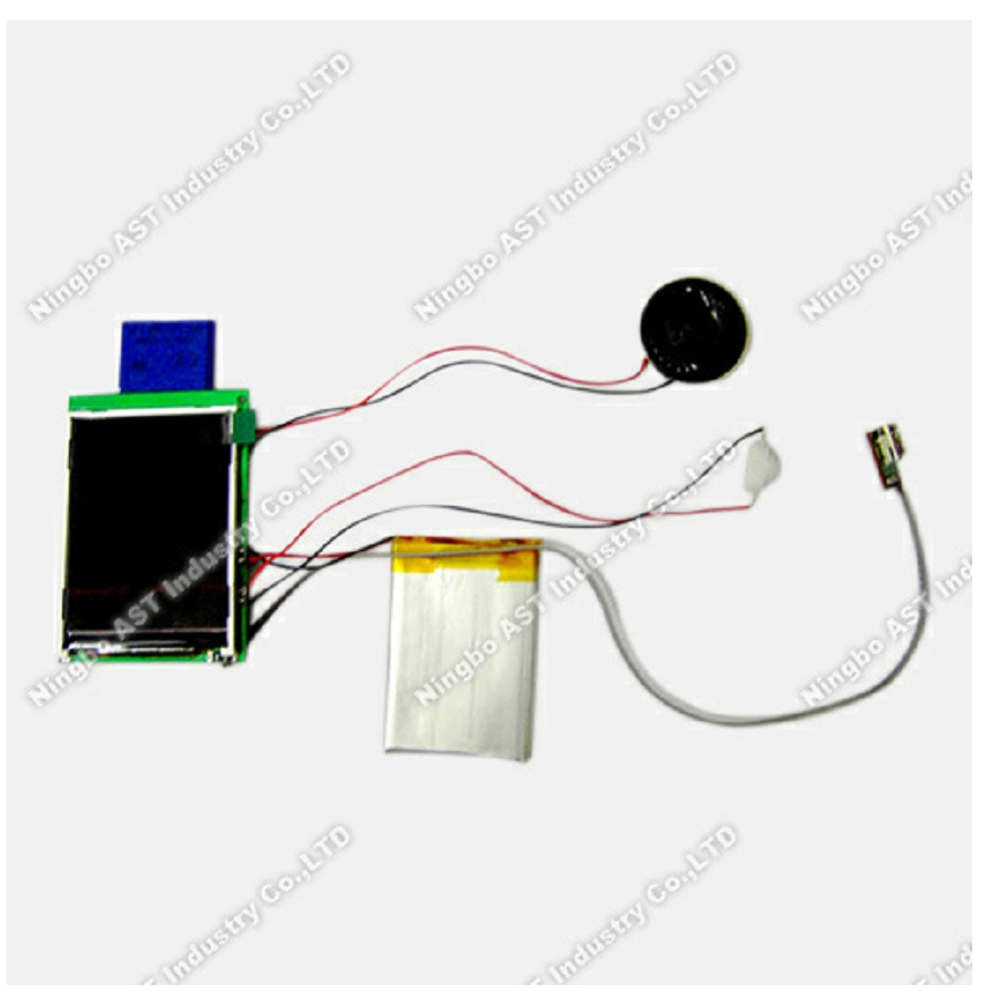LCD Video Module High-Definition Video Brochure with LCD Touchscreen Display
