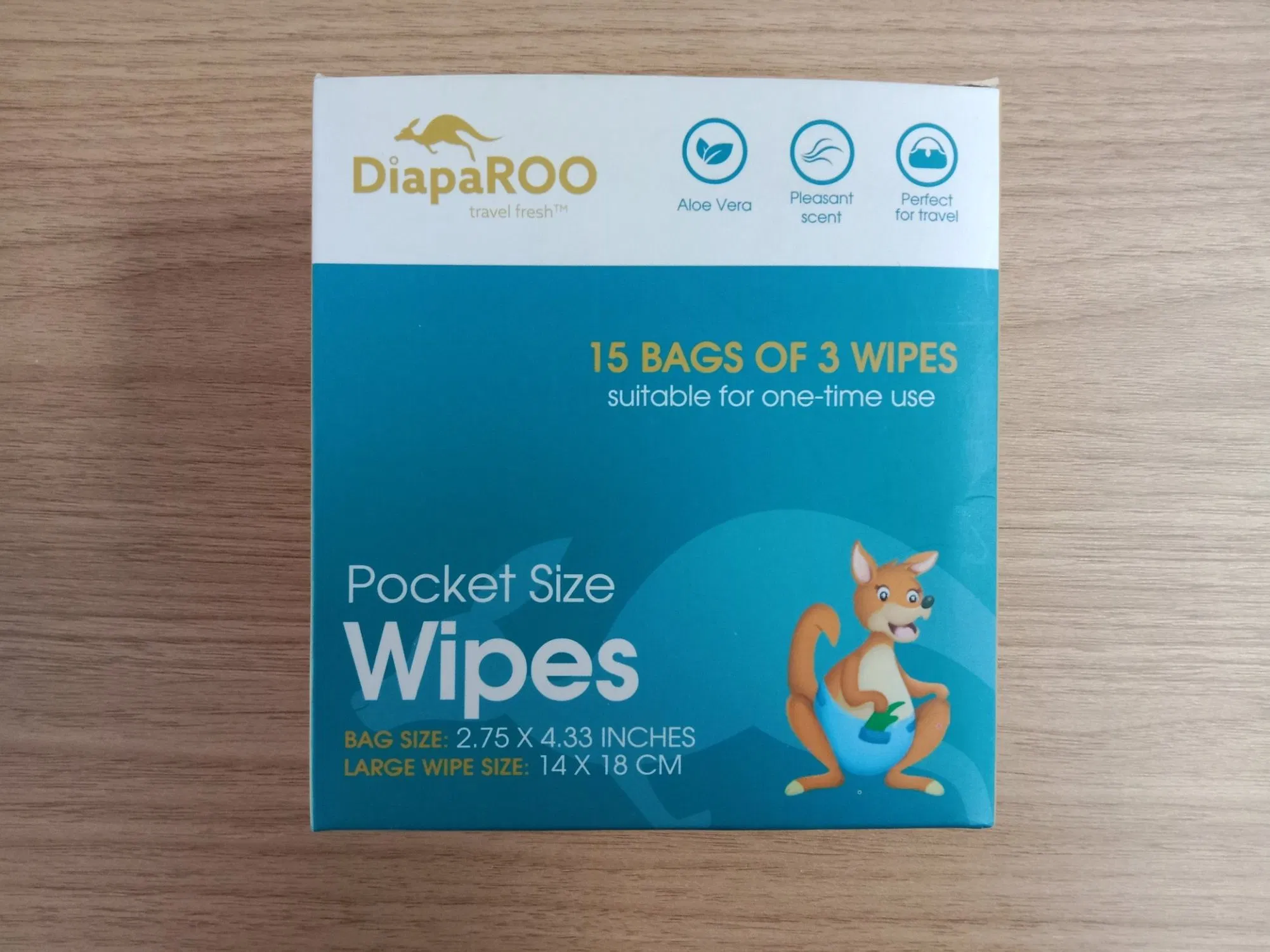 Cheap Wholesale 3PCS Individual Packing Portable Boxed Cleaning Baby Wet Wipe