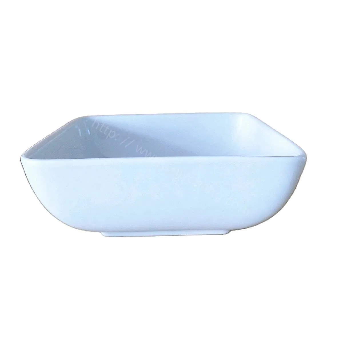 Good Quality and Nice White Ceramic Soup Bowl Cereal Square High White Ceramic Household Dinner Serving Salad Fruit Bowl Sets