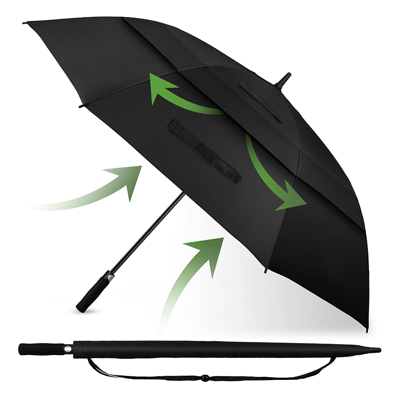 Зонт для гольфа с защитой от UV, ветроустойчивый