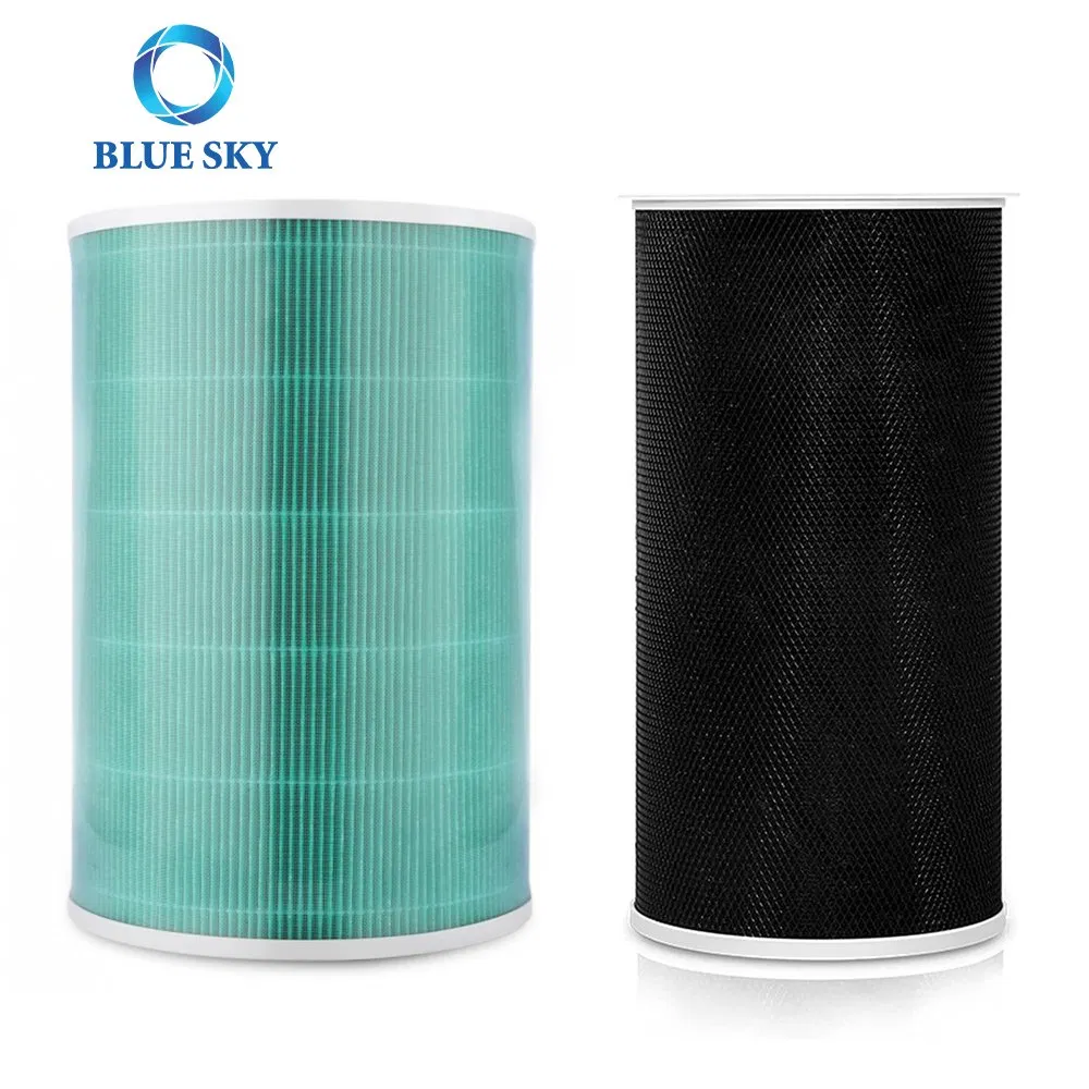 Green Cartridge HEPA Filter with Activated Carbon Formaldehyde Enhanced Version Replacement for Xiaomi Mi 1 2 2s Air Purifier