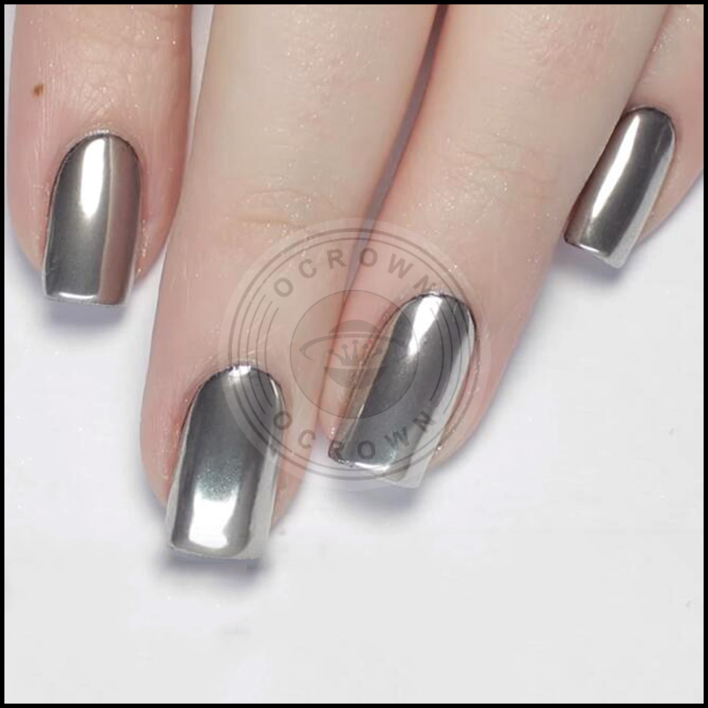 Gold/Sliver Rose Metallic Chrome Nail Gel Polish Pigment Mica Powder