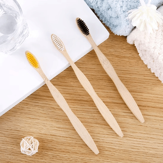 Wholesale Branded Toothbrushes with Custom Logo Bamboo Toothbrushes