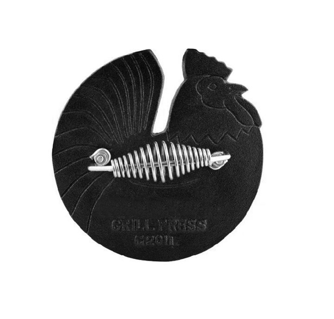 Cast Iron Grill Press Bacon Press Meat Press Burger Press with Metal Handle