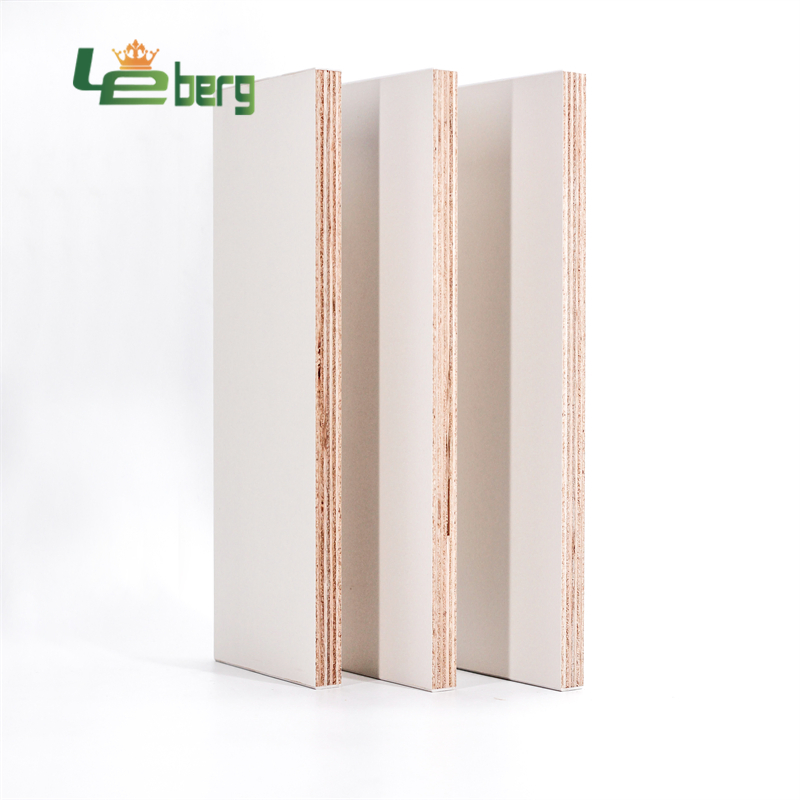 Melamine Board White Melamine Plywood Melamine MDF/Chipboard/Block Board Wood Grain for Furniture