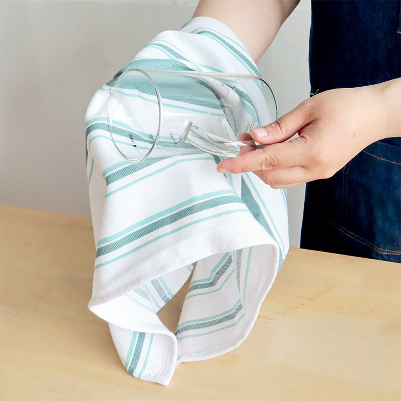 Christmas Cotton Tea Towel Yarn Dyed Kitchen Dish Cloth Towel